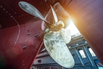 Ship turbine protected from wear and tear by IRGALUBE®